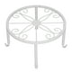 thumbnail image 3 of Soporte para plantas de pie, estante para macetas de una sola capa para balcón, sala de estar (blanco), 3 of 14