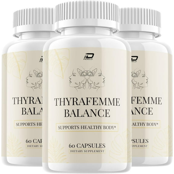 ThyraFemme Balance Capsule - ThyraFemme Balance Advanced Formula for Healthy Body, 3 Pack, 180 Capsules