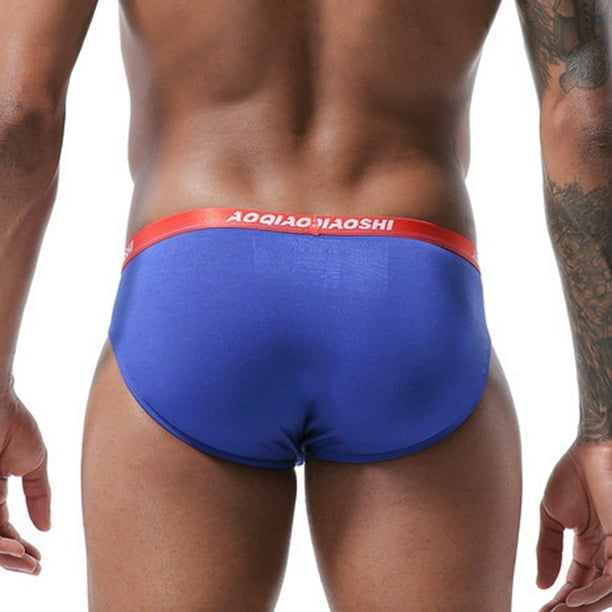 Mens Sexy Lingerie U Convex Underwear Briefs Knickers Thong Elastic  Underpants 