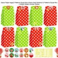 thumbnail image 4 of 24 Piezas Bolsas Navideñas Bolsas Navideñas Bolsas de Regalos Navideños Bolsas de Papel para Buffet de Dulces Rojas para Vacaciones Navideñas B, 4 of 5