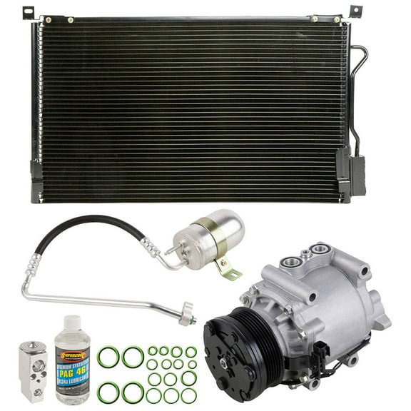 A/C Kit w/ AC Compressor Condenser & Drier For Ford Five Hundred 500 & Mercury Montego 2006 2007 - BuyAutoParts
