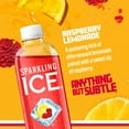 thumbnail image 3 of Sparkling Ice, Raspberry Lemonade Sparkling Water, 17 fl oz Bottles (Pack of 12), 3 of 5
