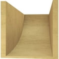 thumbnail image 4 of 11"W x 22"D x 11"H Wide Durham Rough Cedar Woodgrain TimberThane Corbel, Primed Tan, 4 of 6