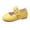 Yellow, variant on Girls Mary Jane Shoes Vintage Elegant Oxford Church Music Dress Shoes Toddler/Big Kids School Uniform Flats with Flower Ankle Strap