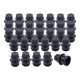 thumbnail image 2 of 32 piezas de tapa de tuerca de rueda, 12472838, piezas de reparación, negro, reemplazo premium de tapa de tuerca de rueda de alto rendimiento, rosca, 2 of 8