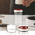 thumbnail image 6 of CarpNettore Coffee Bean Canister Storage Tank Glass Airtight Tea Canister Tea Sugar Canister M, 6 of 9