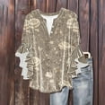 thumbnail image 4 of AGWOLF Women's Velvet Tops 3/4 Sleeve Ruffle Tunic Blouses Dressy V Neck Floral Shirts Fall Winter Clothes Evening Party Top, 4 of 6
