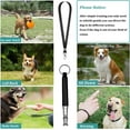 thumbnail image 5 of Dog Whistle, 2 PACK Ultrasonic Dog Whistle to Stop Barking Neighbors Dog, Professional Recall Dog Training Whistles, Adjustable Ultrasonic Silent Dog Whistle to Stop Barking Control Devices, Lanyard, 5 of 5
