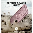 thumbnail image 4 of Dexnor for iPhone Air Case with Slide Camera Cover & Adjustable Kickstand & Built-in Screen Protector,Compatible with MagSafe Shockproof Bumper Case Heavy-Duty Magnetic Protective Cover,Pink, 4 of 7