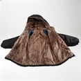 thumbnail image 6 of Xdegoge Boys Winter Coat Hooded Puffer Jacket Fleece Lined Warm Windproof Outerwear Zip Up with Pockets for Kids Fall Cold Weather Jackets, 6 of 7