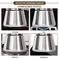 thumbnail image 4 of Cafetera espresso Stovetop LAOION, 520 ml, 12 tazas, acero inoxidable, 4 of 7