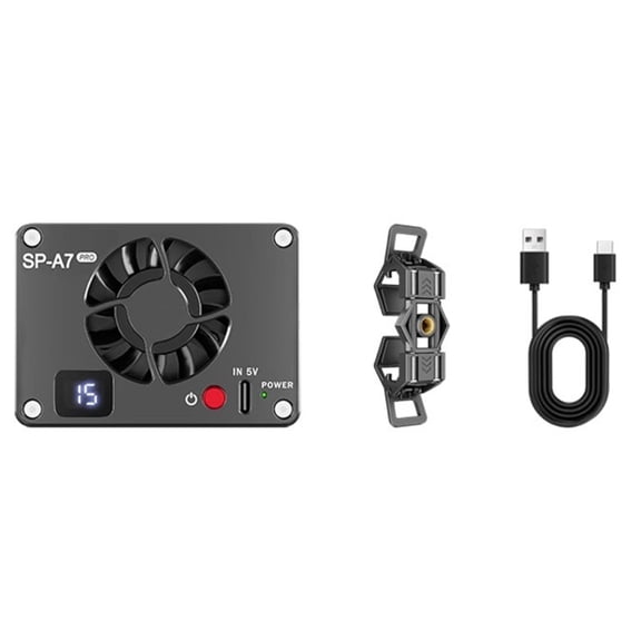 Advanced Semiconductor Camera Cooling Fan Intelligent Temperature Control For A7M4 A7C DSLR Equipment