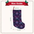 thumbnail image 3 of Uemuo Purple Dreamcatcher1 Print Christmas Stockings, 18inch Xmas Hanging Stocking Decorations for Christmas Party Family Decor, 3 of 7