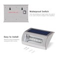 thumbnail image 4 of Amdohai Solar Step Lights Outdoor 5 LEDs Waterproof Solar Stair Light, 4 of 7