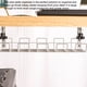 thumbnail image 5 of Cateissary Cesta de alambre para debajo de la mesa, estante de almacenamiento de cables, bandeja de gestión de enchufes de escritorio, soporte Almacenamiento y organización del hogar Negro, 5 of 6