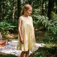 thumbnail image 2 of NIPAXO Girls Dress Sleeveless Crewneck Tulle Mesh Overlay Flowy A-Line Casual Sundress for Kids, 2 of 6