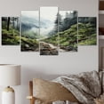 thumbnail image 2 of Designart "Olympic Greenery Forests of Olympic National Park I" Landscapes Metal Art Print Set, 2 of 5