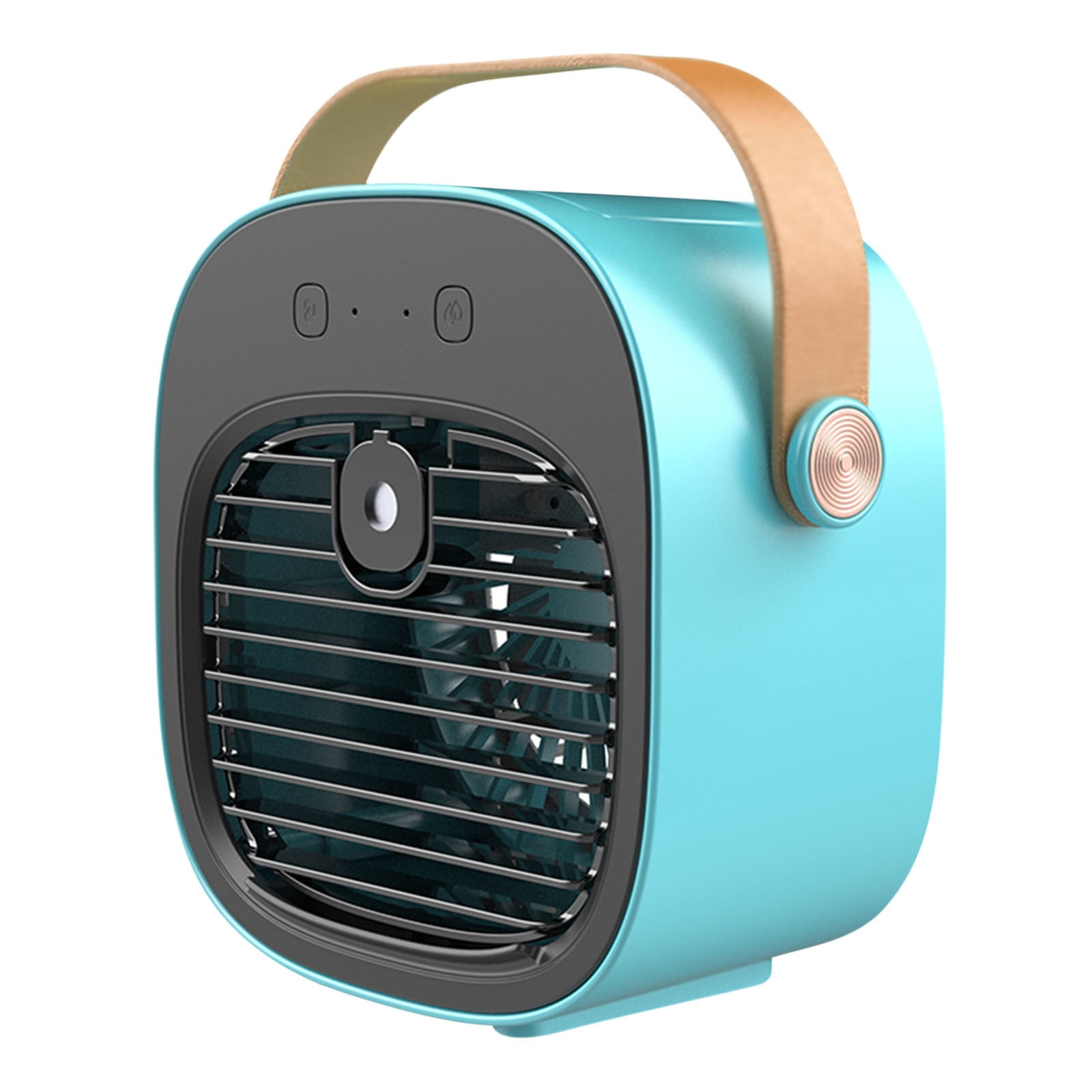 Yhmxh Portable Fan Portable Air Conditioner 3 Speeds Duration 5-10 hrs, Quiet Desk Cooling Fan, Mini Air Conditioner Fan for Home, Bedroom, Travel, Office, Outdoor, Indoor