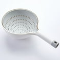 thumbnail image 2 of XGFHYJEH Colander, Colander Plastic, Small Colander, Berry Colander, Kitchen Colander, Fruit Colander, Small Colander for Fruit and Veggies, Colander Plastic with Handle, 2 of 4