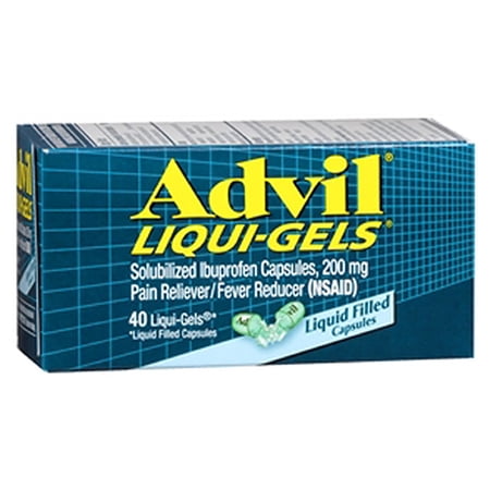 Advil Advanced Medicine For Pain  200Mg  Liqui-Gels - 40 Ea  6 Pack