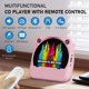 thumbnail image 2 of Reproductor de CD portátil ENVYCLOUD Mini Desktop con Bluetooth Pink, 2 of 9