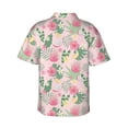 thumbnail image 4 of Xecao Tropical Pitaya print Hawaiian shirt - a stylish short-sleeve button-down for men, perfect for casual beach and tropical outings., 4 of 9