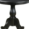 thumbnail image 3 of HomeRoots 517748 30 x 30 x 30 in. Antique Black Round Turned Pedestal Base Wood Dining Table, 3 of 5