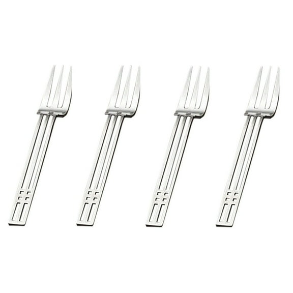 Sasaki Windows 18/8 Stainless Steel 7 1/4" Salad Fork (Set of Four)