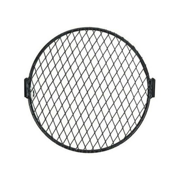 Tekuisi Black Universal 7 Inch Motorcycle Headlight Mesh Grill Cover Protector Guards Square Metal Cover Auto Styling Accessories