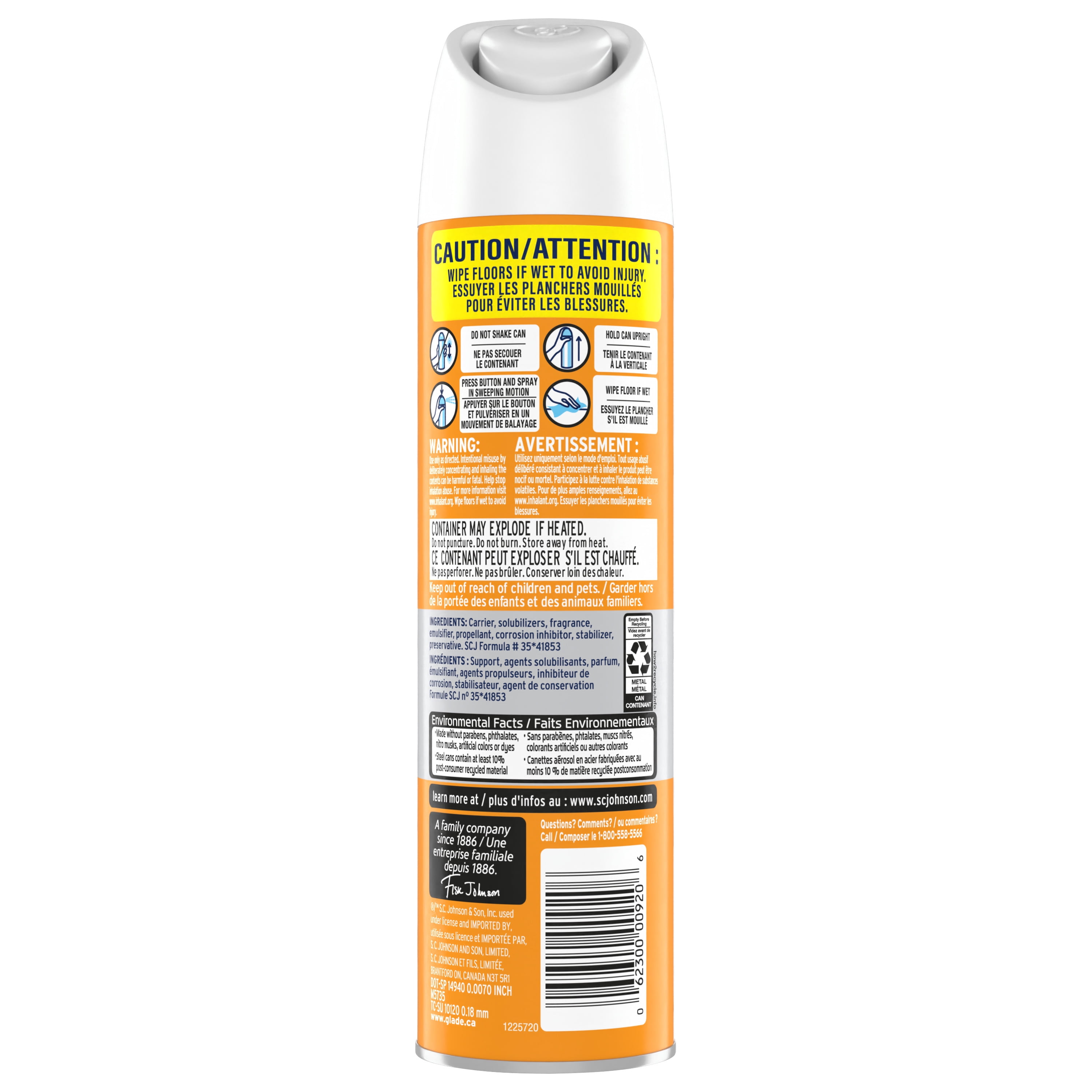 Glade® Air Freshener Odor Fighting Room Spray, Hawaiian Breeze