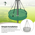 thumbnail image 4 of oshhni Bird Seed Catcher Tray Decoration Hanging Hoop for Outdoor Birds Feeder Yard Grey, 4 of 10