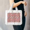 thumbnail image 6 of Honeii Color Flowers Print Fluffy Shoulder Bag Plush Bags Women Ladies Tote Bag Fluffy Furry Purse Handbag for Autumn and Winter, 6 of 7
