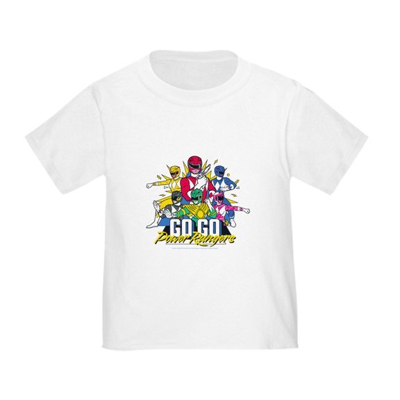 CafePress - Go Go Power Rangers Group Shot Toddler T Shirt - Cute Toddler T-Shirt, 100% Cotton