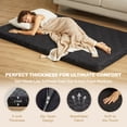 thumbnail image 5 of Japanese Futon Mattress, Floor Mattress Queen Size，Foldable Tatami Sleeping Pad with High Density Foam, Gray, 5 of 8