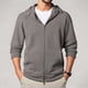 thumbnail image 1 of MHFRRA Chaqueta con Capucha de Peso Pesado, Cremallera Completa, Sudadera de Invierno Cálida para Exteriores, Ropa Informal, Suéter Suave y Cómodo Gris, 1 of 5