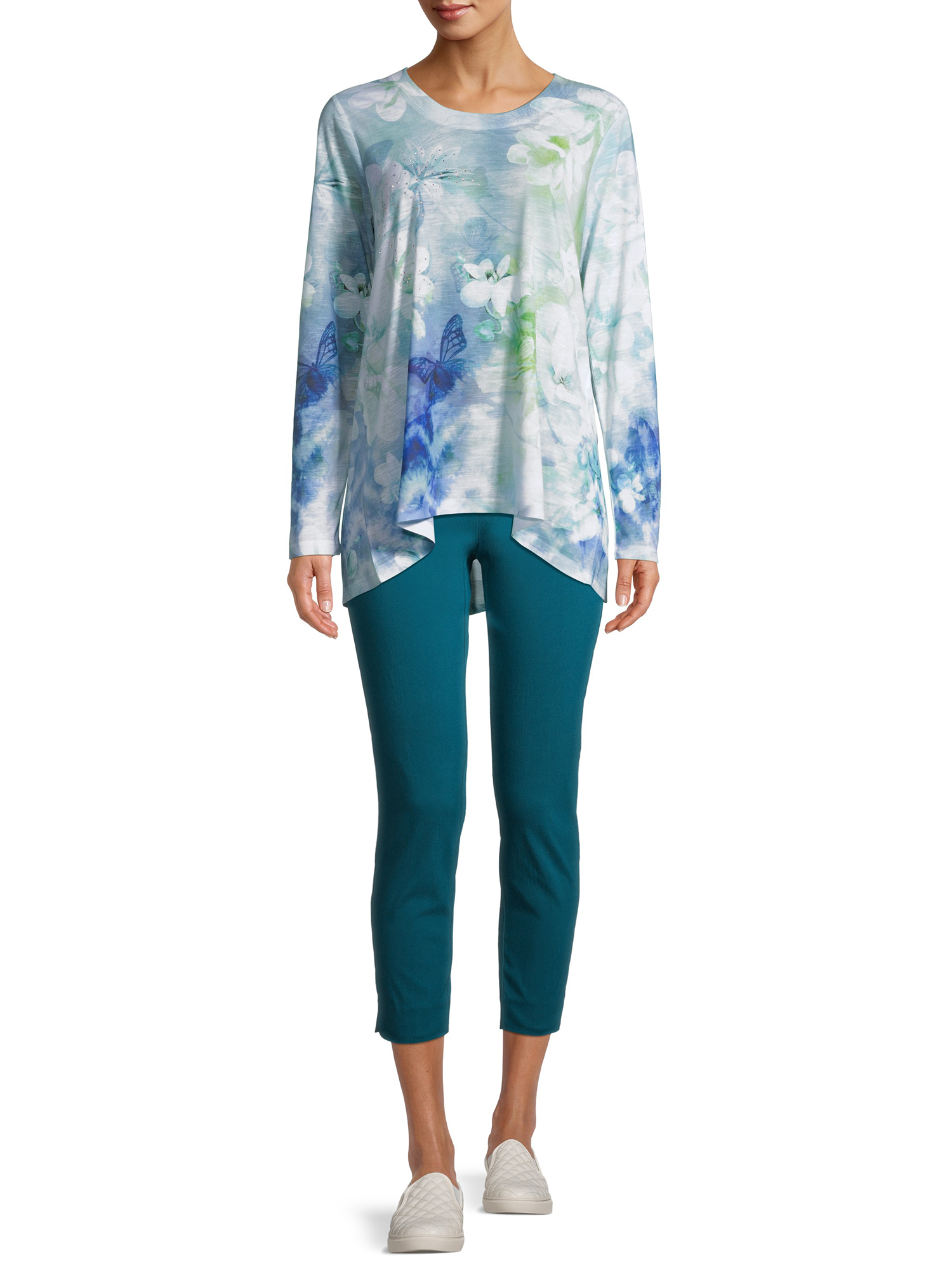 Time And Tru | Pants & Jumpsuits | Nwt Time And Tru Fitted Stretch Millennium Skinny Pants In Apple Juice Sz 20 651a2dd7b635f8911eddcc54 - Foto 4