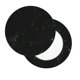 thumbnail image 2 of Disketp Black Marble Funda Redonda para Taburete, Funda de Cojín para Silla de Bar Suave y Elástica-12 inch, 2 of 7