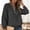 Black, variant on IUYRTFE Women's Quarter Zip Pullover Sweatshirt with Textured Fabric and Ribbed Trim Long Sleeve Casual Sporty Top