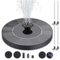 thumbnail image 1 of Fuente solar flotante para exteriores, bomba solar para estanque con batería, para jardín, acuario, estanque, fuente para pájaros (1,4 W), 1 of 5