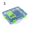 thumbnail image 3 of Eigraketly Caja de aparejos de PP helada durable fácil de llevar y de gran capacidad organizada Pescar pequeño verde, 3 of 6