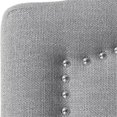 thumbnail image 3 of CorLiving Fairfield Lit de Panneau de Tissu Complet en Gris, 3 of 4