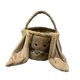 thumbnail image 2 of Bolsa de transporte ligera para dulces de Pascua, cesta de regalo con huevos decorativos y contenedor de almacenamiento. Marrón, 2 of 9