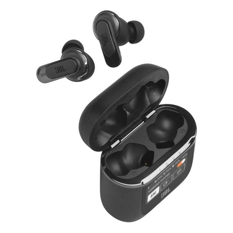 2 Wireless Earbuds Case Smart Noise Cancelling Pro (Black) True Tour with JBL