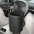 thumbnail image 1 of Bote de basura de coche Garopion, de silicona suave, 7,2 L, a prueba de fugas, con tapa, 1 of 7