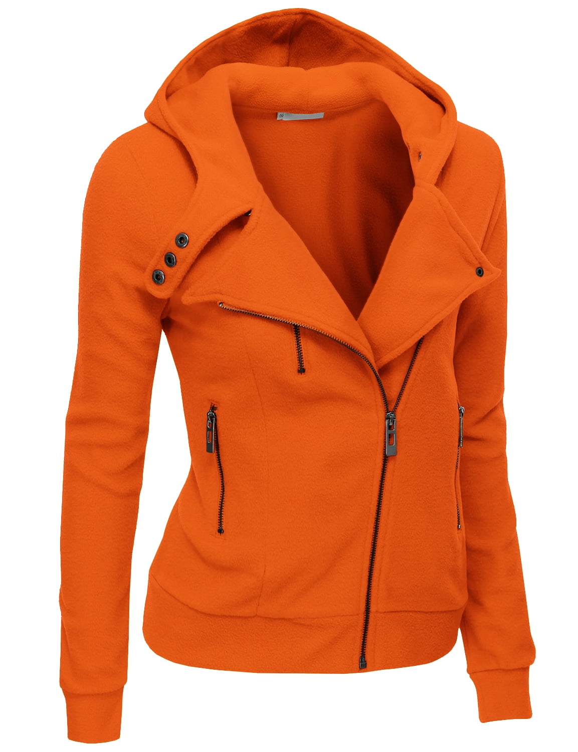 Doublju fleece hotsell moto jacket