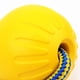 thumbnail image 2 of Bola de cuerda para mascotas, 7 cm, EVA portátil, entrenamiento para perros, pelota interactiva resistente a mordeduras, juguetes para masticar con cuerda de soporte (amarillo),, 2 of 5