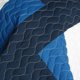 thumbnail image 4 of Juego de edredón azul, blanco y azul marino con rayas geométricas para niños., 4 of 4
