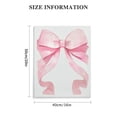 thumbnail image 3 of WGOD Pink Bow Print Preppy Wall Art, Teen Room Decor, Preppy Poster, College Apartment Decor, Kids Room Girly Wall Art Pastel Poster Frameless 16x20 in, 3 of 5