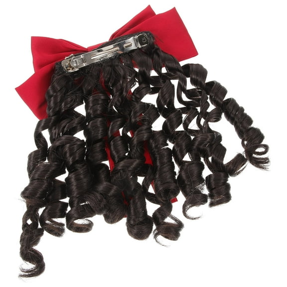 LOLIPPYY Multi Color Retro Curly Ponytail Wig Hairpiece Lightweight Synthetic Wig for Dance and Photo Shoot