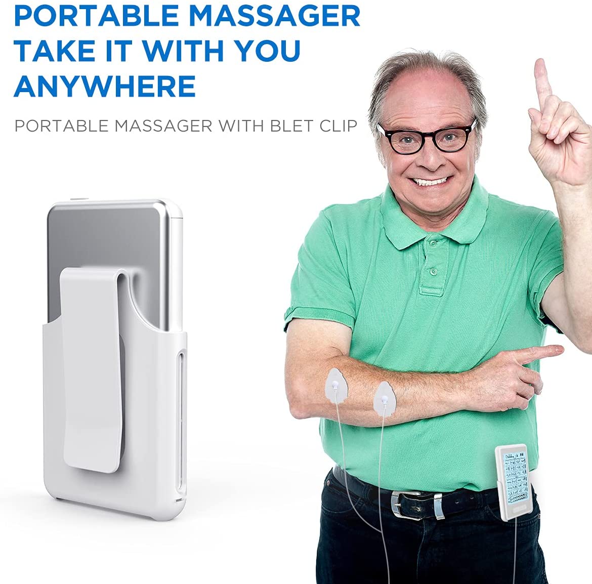 Buy NURSAL Dual Channel TENS Unit Muscle Stimulator for Pain Relief